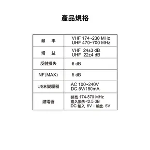 PX大通 現貨 HDA-8000 天線 數位電視 專用天線 室內外兩用型 DIY安裝 戶外專用防水抗U/V