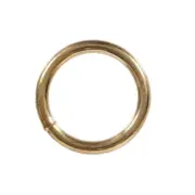 Hillman 1-1/2 in. Brass Plated Welded Ring