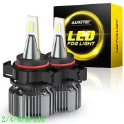 AUXITO 2504 LED Fog Light Conversion Bulb White 28W 3000LM Super Bright 2/10x (for: Chrysler)
