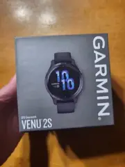 Garmin VENU 2S GPS Gray Slate Stainless Steel Bezel Graphite Case Smartwatch
