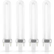 4 Pcs Tube Machine Rechargeable Light Bulbs Smart Outlet