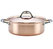 New Ruffoni Symphonia Cupra 4-Quart Covered Braiser, Copper 99308