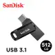 SanDisk Type-C 512G雙用隨身碟(SDDDC3-512G-G46)