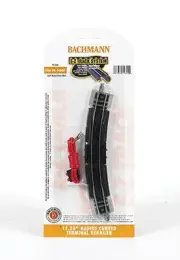 Bachmann E-Z Track Curved Terminal Rerailer w/Wire, Nickel Silver, N Scale