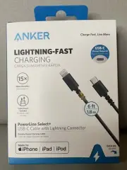 Anker 6ft Nylon USB C to Lightning Cable PD Fast Charge MFi-Certified for iPhone