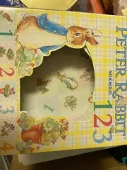 collectible Wedgwood 1997 england new in box Peter Rabbit toddler plate bowl cup