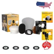 Camera Flash Diffuser Kit with Pro Correction Gels - Ultimate Modular Solution