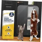 2 Pack Door r from Dog Scratching, Cat Dog Scratch Door r, 35.5x24 Dog Door