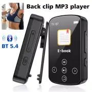 Bluetooth 5.4 MP4/MP3 Lossless Sport Music Player FM Radio Recorder Portable