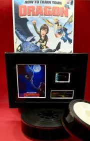 How To Train Your Dragon - 2010 - 6" x 4" Mounted 35mm Film Cell Display Framed