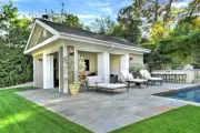 * Cape Cod Style Pool House / Cabana / Accessory Building - Full 24"x36" Plans *