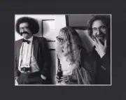 8X10" Matted Print Picture, Grateful Dead: 1981, Gene Shalit, Jerry Garcia +