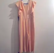 NWT Ruffle Sleeve Jumpsuit in "Desert Poppy" by Rachel Rachel Roy size 16W