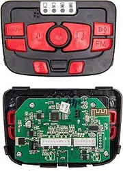 Nonbrand 24V Children Electric Vehicle Multi-Function PCB Centre Panel, Printed Circuit Board Motherboard Control Entertainment Operation System Accessories for Powered Wheels Replacement Parts