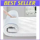 Queen Size Memory Foam Mattress Topper - Soft 3 Inch Gel-Copper Infused Design