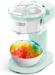 Multi-Purpose Ice Shaver Machine for Snow Cones, Slushies Easy to Clean (Aqua)