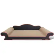Cat Scratching Post Pet Bed Scratcher Toy Corrugated Cardboard Furniture Couch Sofa Shape Pad Indoor Kitten Nest Play Lounge 60 x 28 x 13cm