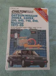 1973-89 Datsun/Nissan 200SX/240SX/510/610/710/810 Maxima, Chilton Repair Manual