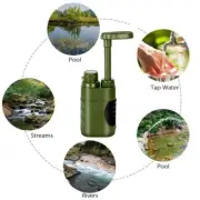 Portable 3-stage water filter outdoor camping drinking water conditioner new
