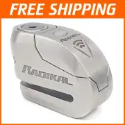 High Security Anti-Theft Motorcycle Disk Lock - LED Warning & Durable Design
