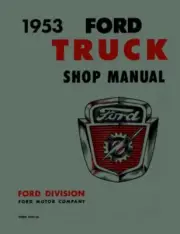 1953 Ford Truck Shop Service Repair Manual Book Engine Drivetrain Electrical OEM