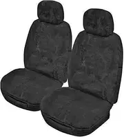 My Car Downunder Sheepskin Seat Cover, 16 mm Size, Charcoal