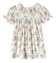 [C'era Una Volta] C'era Una Volta Baby Frankie floral cotton dress M 24 pink
