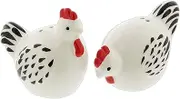 Ceramic Farmhouse Chickens Salt & Pepper Shaker Set