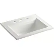 Kohler Memoirs Stately 17" Drop In Bathroom Sink K-2337-8-NY