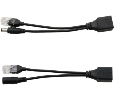 POE Splitter Injector Kit 1 Pair Power Over Ethernet Passive PoE Adapter...A0007