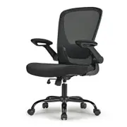 Eureka OC06 ONYX Ergonomic Home/Office Chair - BLACK