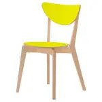 絕版色/北歐工業LOFT風格經典IKEA宜家NORDMYRA餐椅工作椅/黃色/一般使用痕跡/二手九成新/特$990