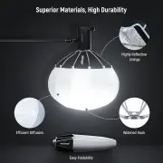 NEEWER NS90L 90cm Quick Release Lantern Softbox with Barn Doors