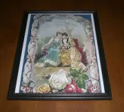 HIGHLAND SPRING BREWERY FRAMED COLOR AD PRINT - RUETER & CO. - BOSTON