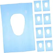 HEATSHAKING 30pcs Disposable Toilet Seat Covers Flushable Travel Mats Soft Skin Friendly Liners for Public Restrooms Lightweight and Portable for Go Hygiene