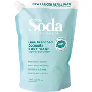 My Soda Body Wash Refill Lime Drenched Coconut 700mL