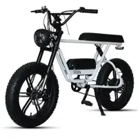 在飛比找蝦皮購物優惠-全避震復古越野山地電動自行車強力胖胎電動自行車 750W