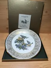 VINTAGE LENOX BOEHM BIRDS LIMITED EDITION COLLECTOR PLATE 1971 GOLDFINCH ESTATE