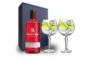 Whitley Neill Raspberry Hamper Pack includes 2 Speakeasy Gin Glasses