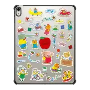 iPad Air 13-inch (M2/M3) iPad Impact Case Richard Scarry Busy World Sticker Tablet Case