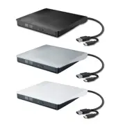 Lightweight External Optical DVD Player Easy Access USB3.0 Type C