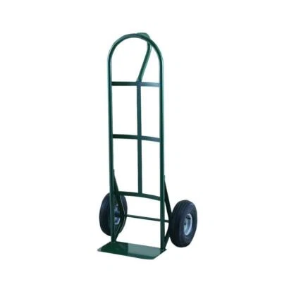 HARPER Hand Truck 22" 600 lbs. Loop Handle, Curved Back, Heavy-Duty Steel Green