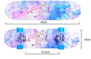 31'' 80CM Unicorn Colourful Grip NEW Sealed Skateboard Light Up Wheels