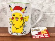 Mug Pokémon 14 Oz. Santa Hat Pikachu Christmas Large Ceramic Licensed 2023 NEW