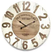 NEW Old Town London Printed Wall Clock, 58cm
