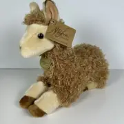 Miyoni Aurora Plush LLama Alpaca by 12" Plush Animal Lovey Item #26401 NWT