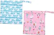 2pcs baby diaper bag cute travel backpack suitcase accessories baby boy backpack wet baby changing bags Portable Diaper Bag flat cloth Diaper Nappy Storage Pouch Printed Diaper Bag
