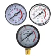 Pressure Gauge Iron/Plastic for Case Horizontal/Vertical Type Double Scale Gauge
