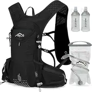 IX INOXTO Hydration Pack Backpack, Lightweight Water Backpack with 2L Leakproof Hydration Bladder Daypack for Men Women,Running Hydration Vest for Outdoor Trail