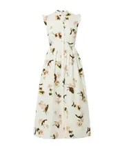 sleeveless dress UK14 white